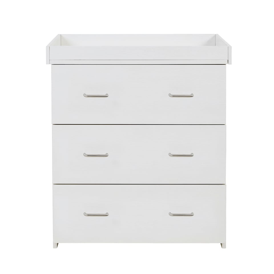 image 1 of Babymore Caro Chest Changer - White Wash