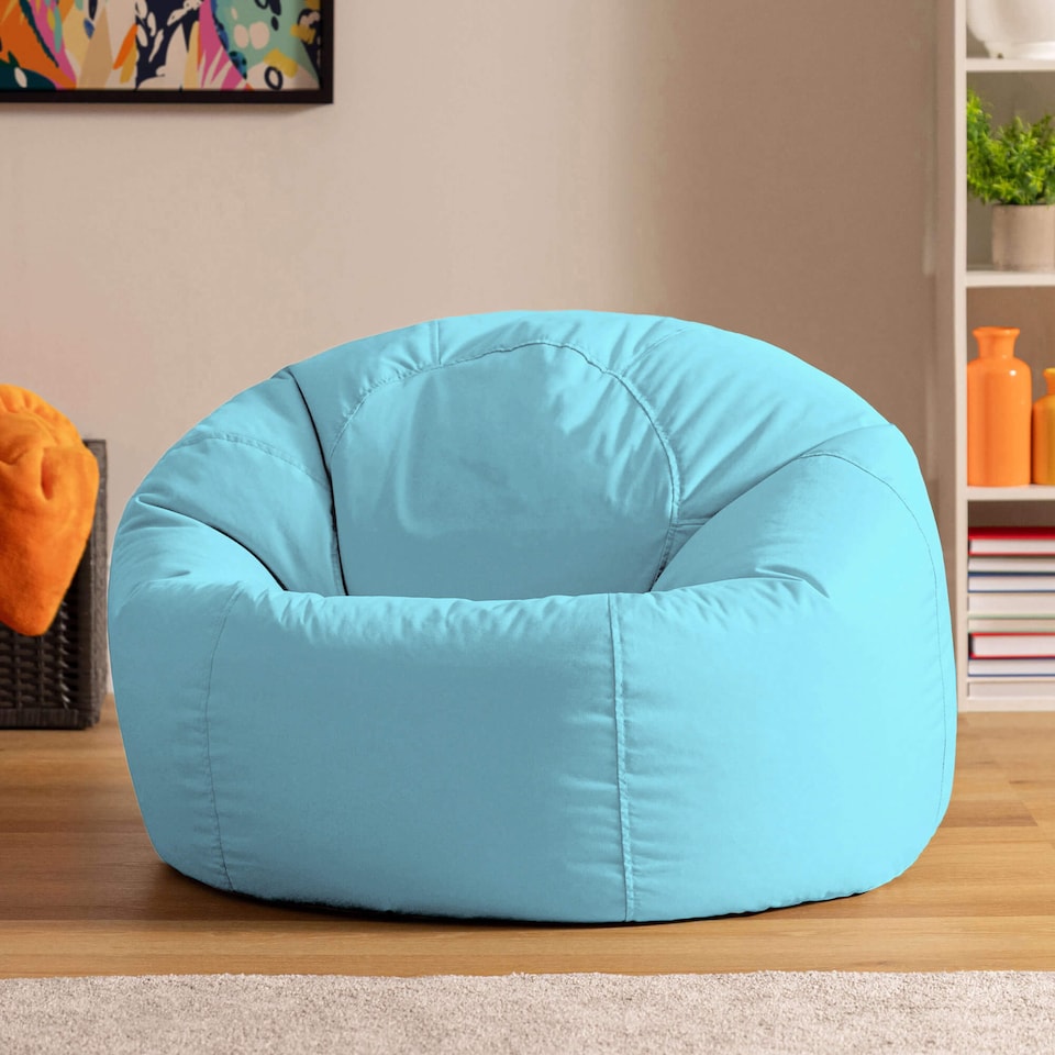 image 1 of Adult Classic Beanbag Outdoor Waterproof Bean bags Ready Filled - Light Blue | Blue | Aqua Blue | 1