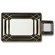 image 2 of Art Deco Black Frame (Placemat & Coaster Set)