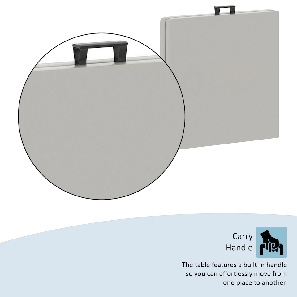 image 1 of Home Vida 4ft Portable Folding Table