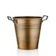 image 1 of Gold Vase - 30 cm (H) x 29 cm (W) x 22 cm (D)