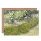 image 1 of Van Gogh Grass Butterflies Blank Art Card