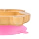 image 7 of Tiny Dining Children's Bamboo Suction Penguin Plate - Pink | Pink | Pink