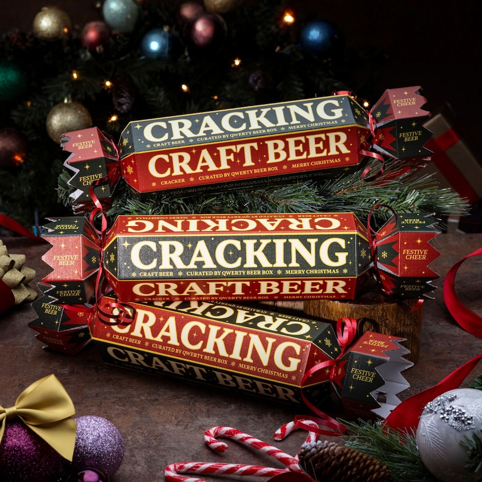 image 1 of QWERTY Beer Box Craft Beer Christmas Cracker