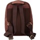 image 2 of Leather Smart Work Travel Back Pack Rucksack with Distressed Look