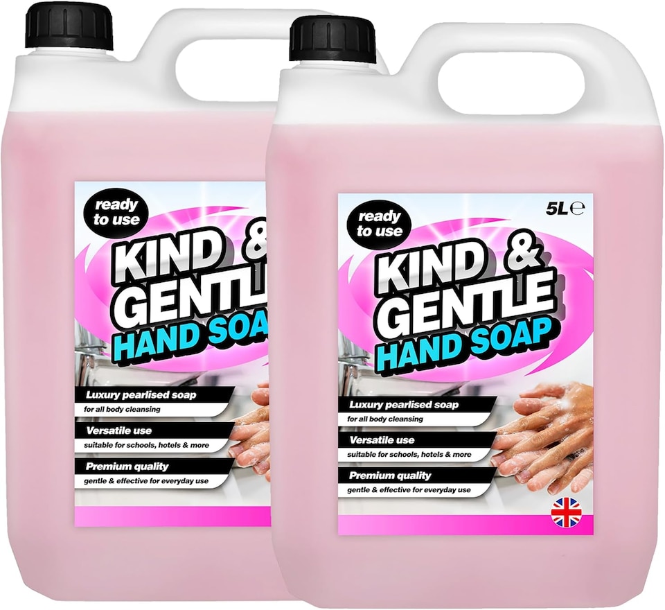 image 1 of 1 x 5 Litre Pink Pearlised Kind & Gentle Luxury Hand Soap