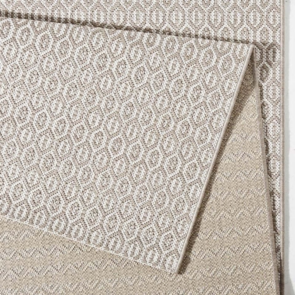 image 1 of The Rugs Indoor Outdoor Coin Rug Geometric Design, Polypropylene, Durable