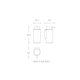 image 3 of Cosmic Soap Dispenser w/ Screws & Stainless Steel for Bathroom, Matt Black-200ml