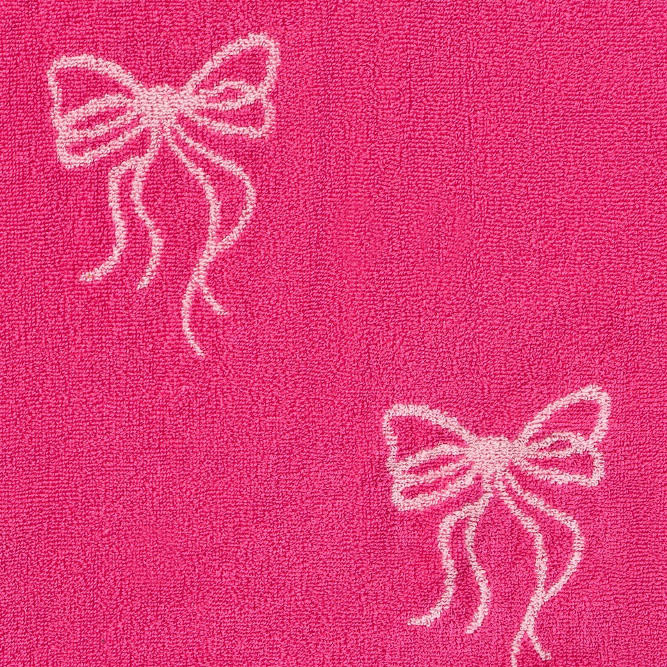 image 1 of OHS Bows 100% Premium Cotton Bath Towel Hotel Quality Soft Absorbent | Pink | Bath towel