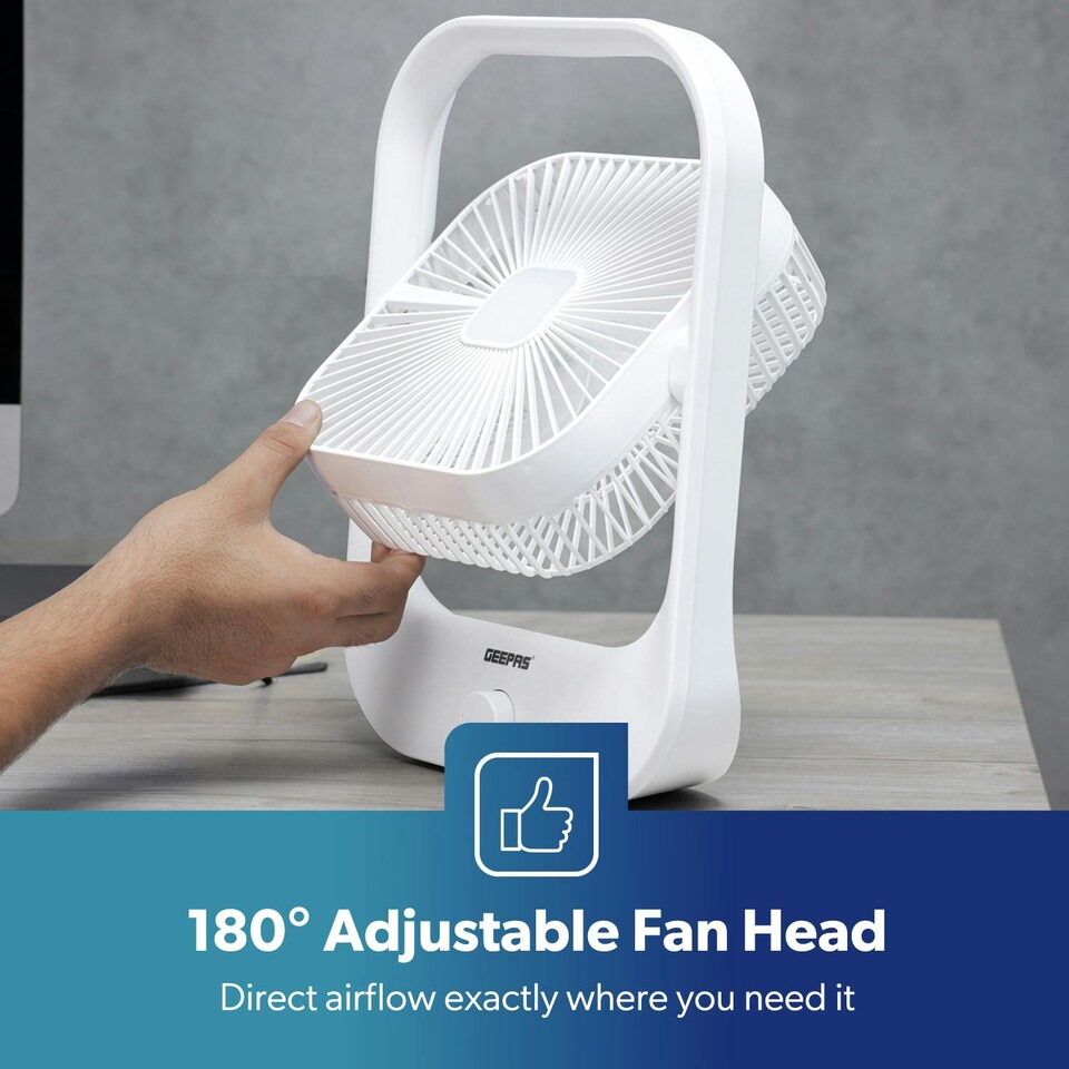 image 1 of GEEPAS Silent Desk Cooling Fan