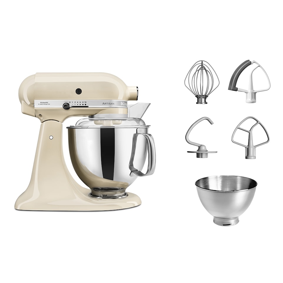 image 1 of KitchenAid Artisan Mixer 175 Almond Cream