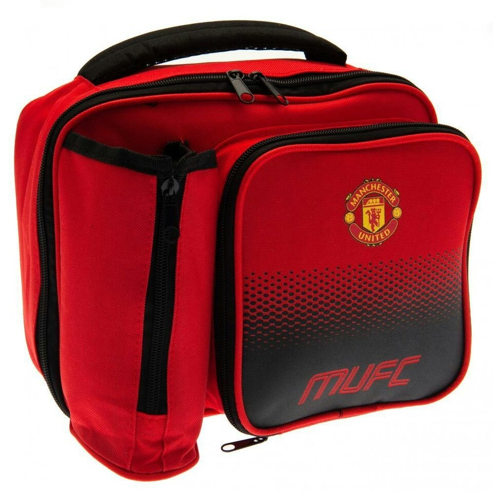 Manchester United FC Fade Lunch Bag - Red - One Size