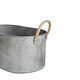 image 3 of Outdoor Galvanised Rope Handle Trough Set of Two