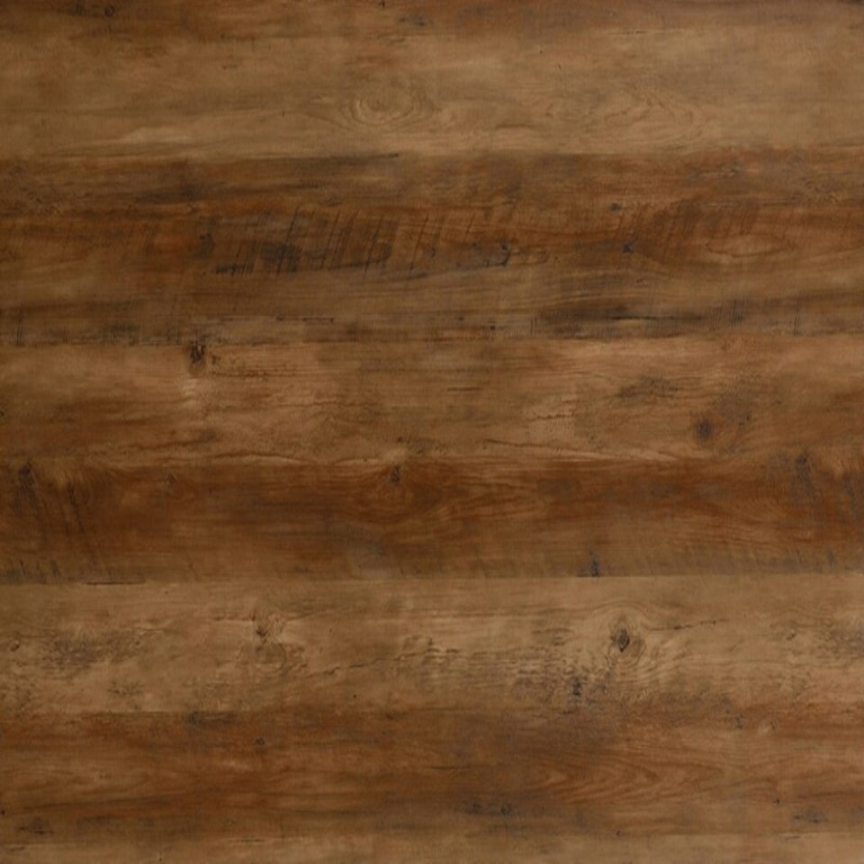 image 1 of Quebec Straight Edge Dining Set - Medium Oak Effect - Black - Brown Faux Leather | Brown | 5