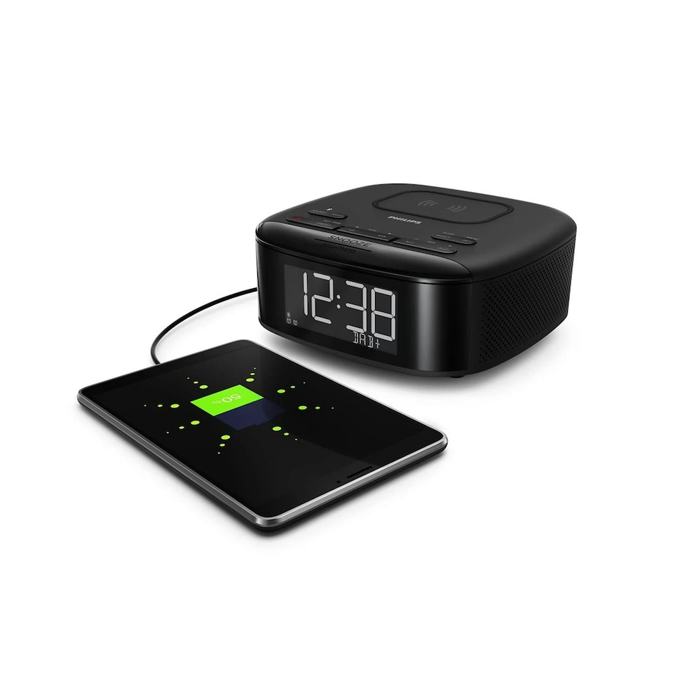 image 1 of Philips TAR7705-10 Black Audio Bluetooth Clock DAB+/FM Digital Radio