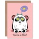 image 1 of Kawaii You're Star Panda Kids Birthday Child Kids Card