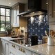 image 2 of Anchor With Skull & Bones Splash Back | White