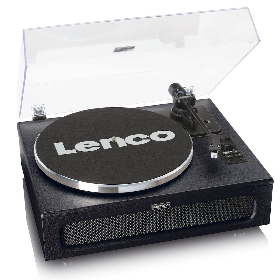 image 1 of LENCO LS-430BK - Turntable with 4 built-in speakers - Black