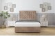 image 2 of Sloomy Alabama Mink Naples Divan Bed Base 2 Drawers Foot-End With 54 Inch Floor Standing Headboard | Brown | Mink | King | 1