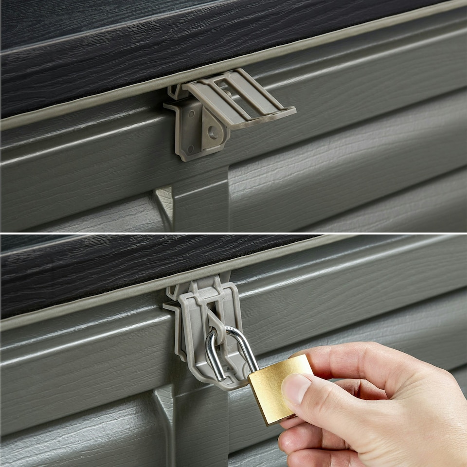 image 1 of VonHaus Garden Storage Box 390L Weatherproof with Lockable Lid