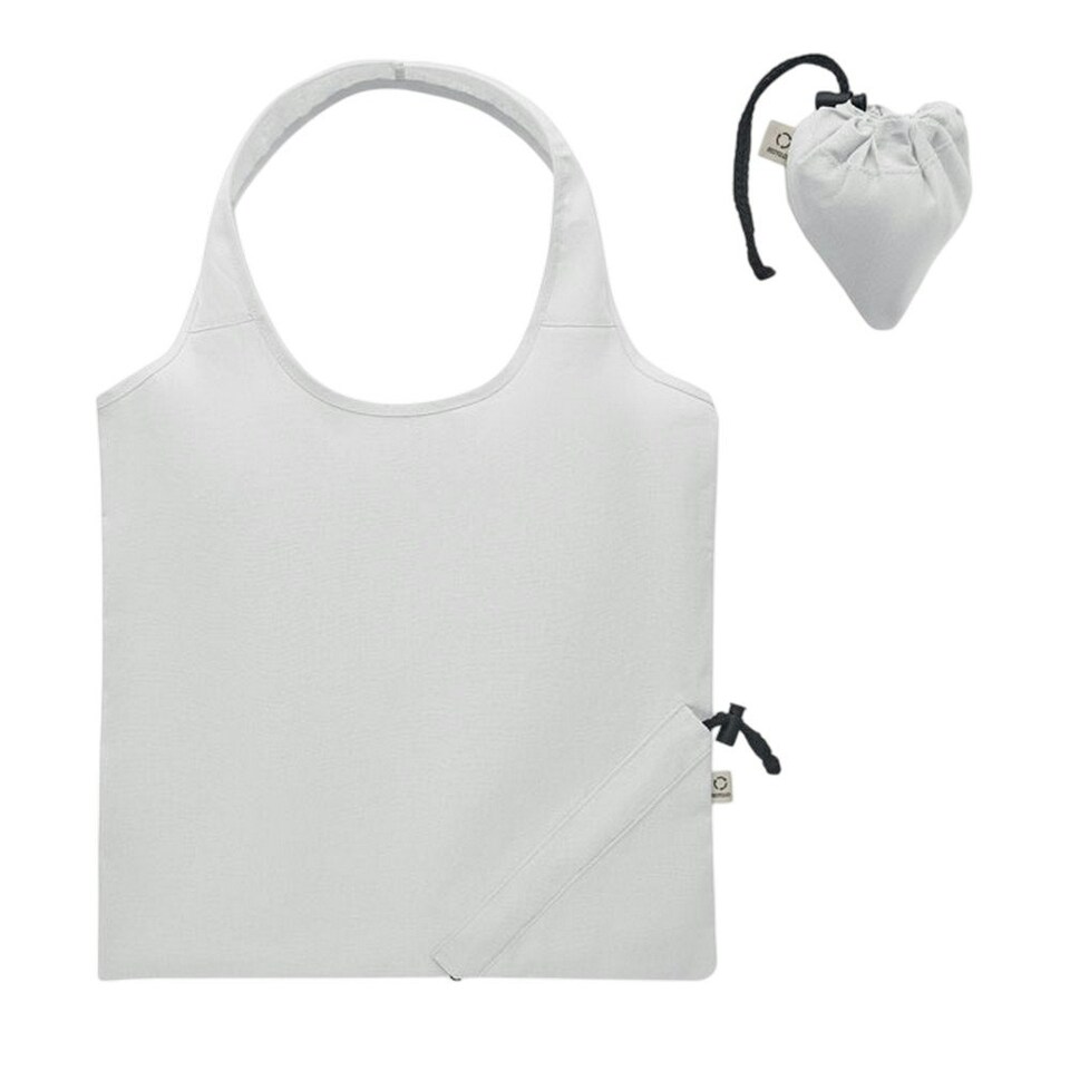 image 1 of MidOcean Carrie Foldable Shopper Bag - White - One Size | White