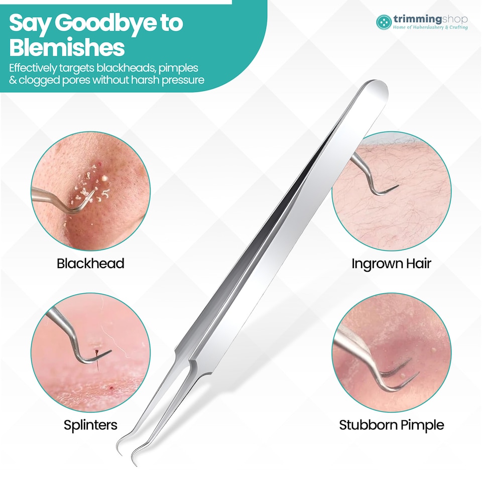 image 1 of Blackhead Remover Stainless Steel Comedone Extractor Acne Remover Tool