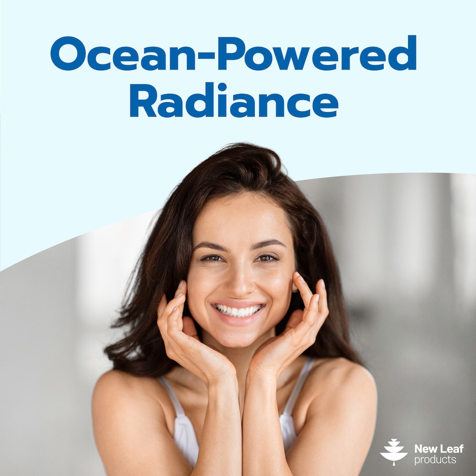 image 1 of New Leaf Hydrolised Marine Collagen Capsules 1060mg P/S Type 1