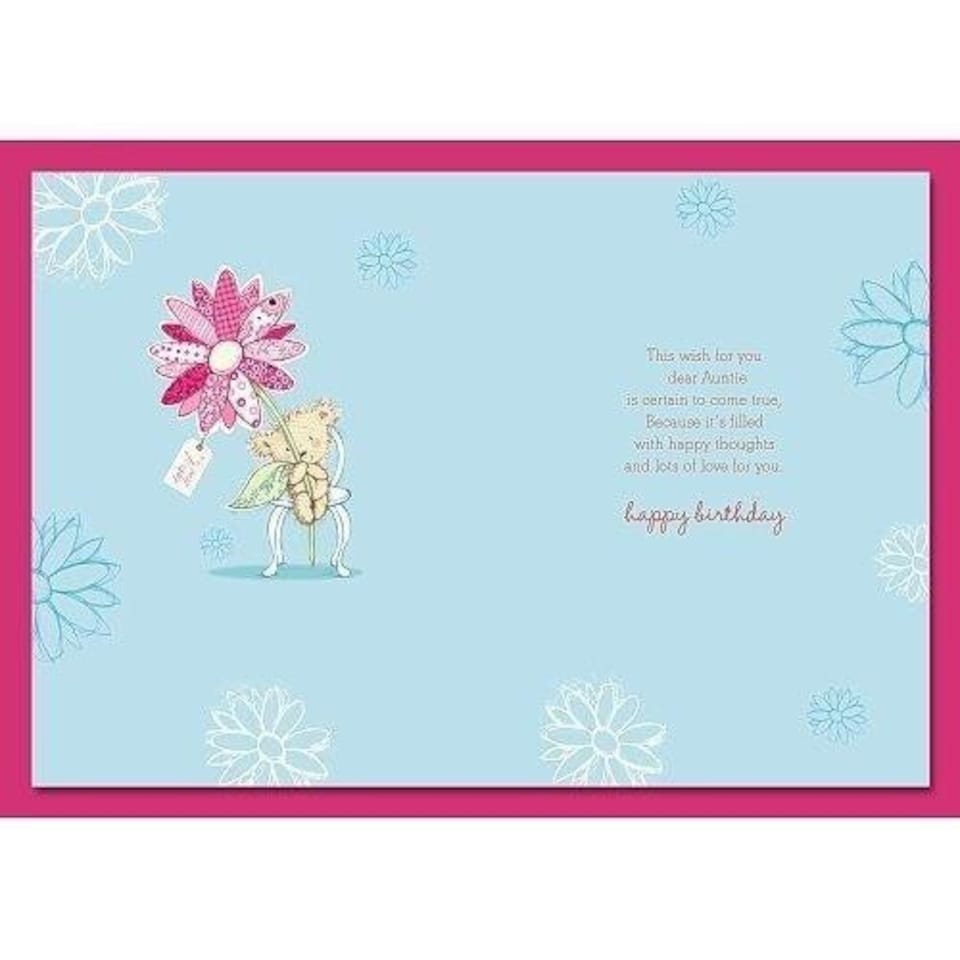 image 1 of WITH LOVE AUNTIE BIRTHDAY GREETINGS CARD
