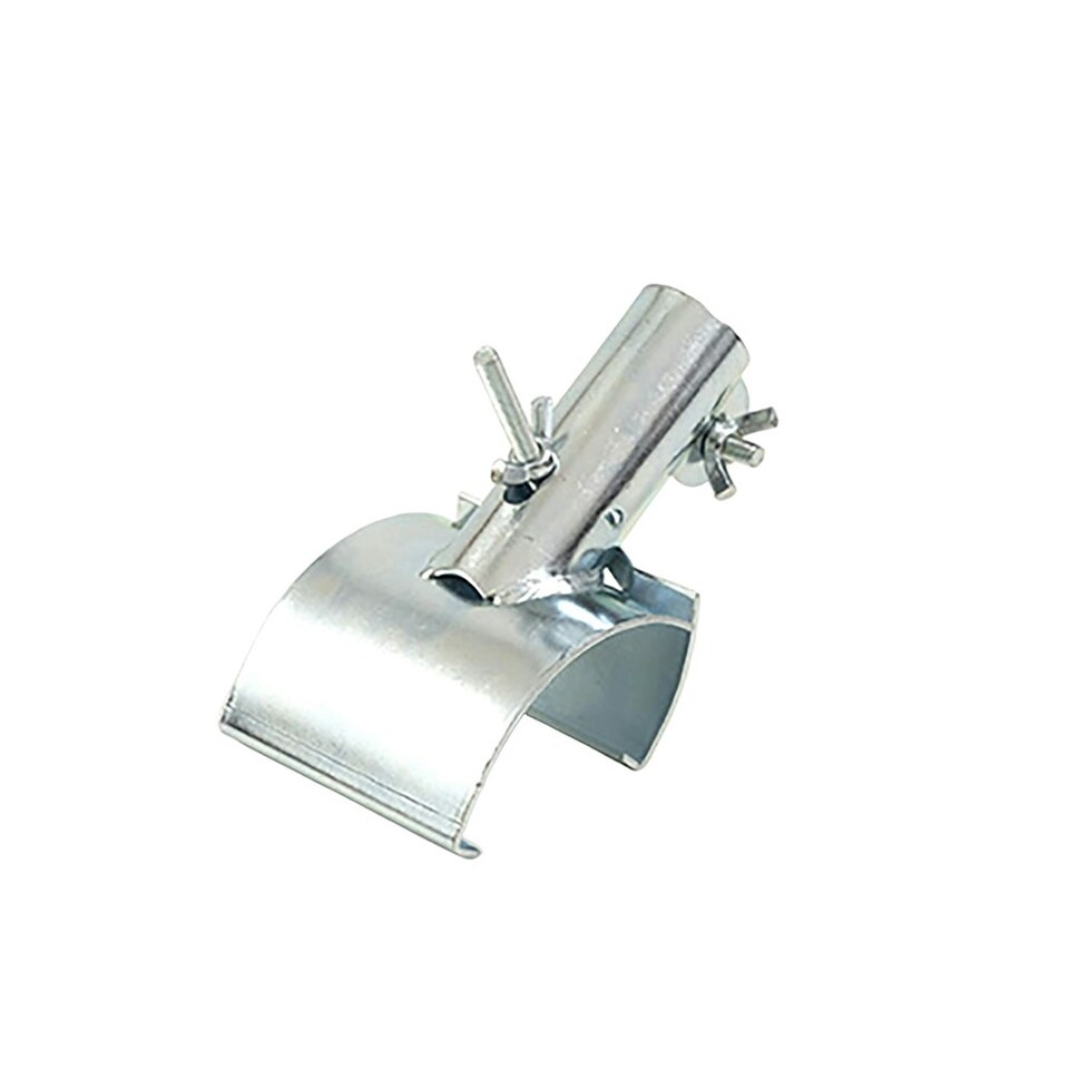 Hillbrush Galvanised Steel Broom Clamp - Silver - One Size