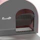 image 7 of PawHut Cat Litter Box Kitten Litter Tray w/ Lid, Scoop, Filter, Flap Door, Pink