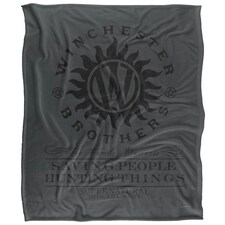 Supernatural Winchester Bros Logo Blanket - Multicoloured - One Size