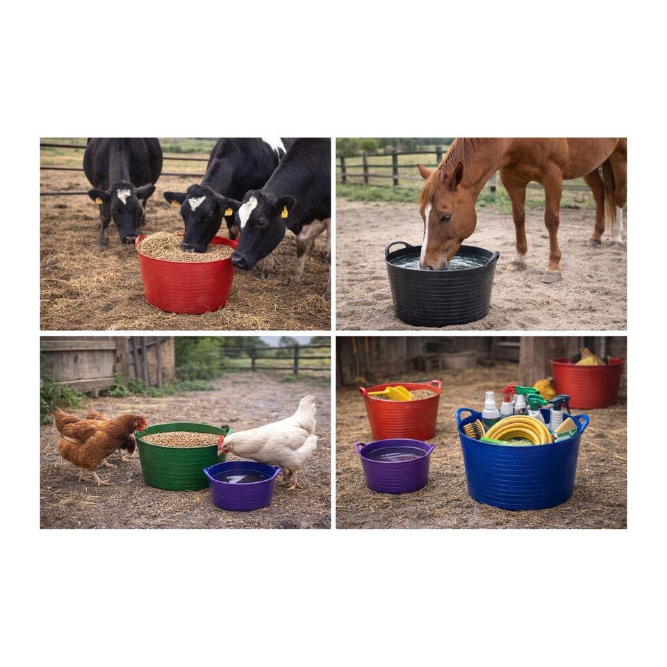 image 1 of Red Gorilla - Gorilla Tub 75L - Flexible Multi-Use Bucket | Green