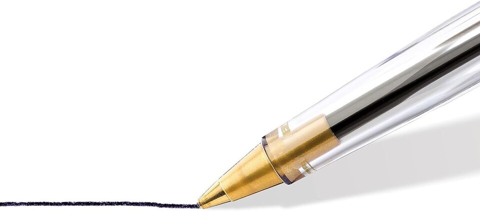 image 1 of STAEDTLER 430M Stick Ballpoint Pens 0.5mm Medium Pack of 10
