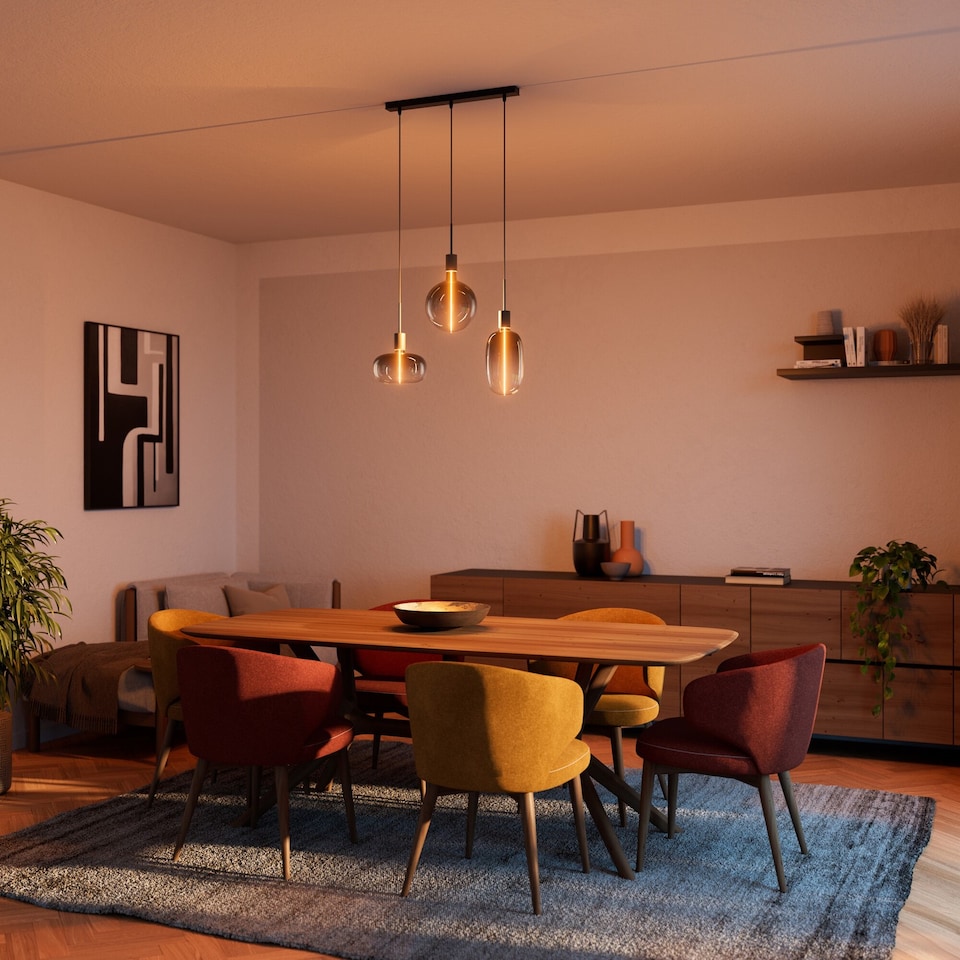 image 1 of Osram Vintage 1906 Big Elipse 12 Magnetic DIM Lamp 4W 818 Tea Brown E27