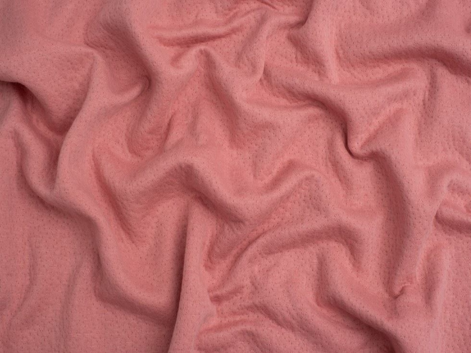Minerva Core Range Pink Double Layer Cotton Sweater Knit Stretch Fabric for Dressmaking, 150cm / 59" Wide - per metre