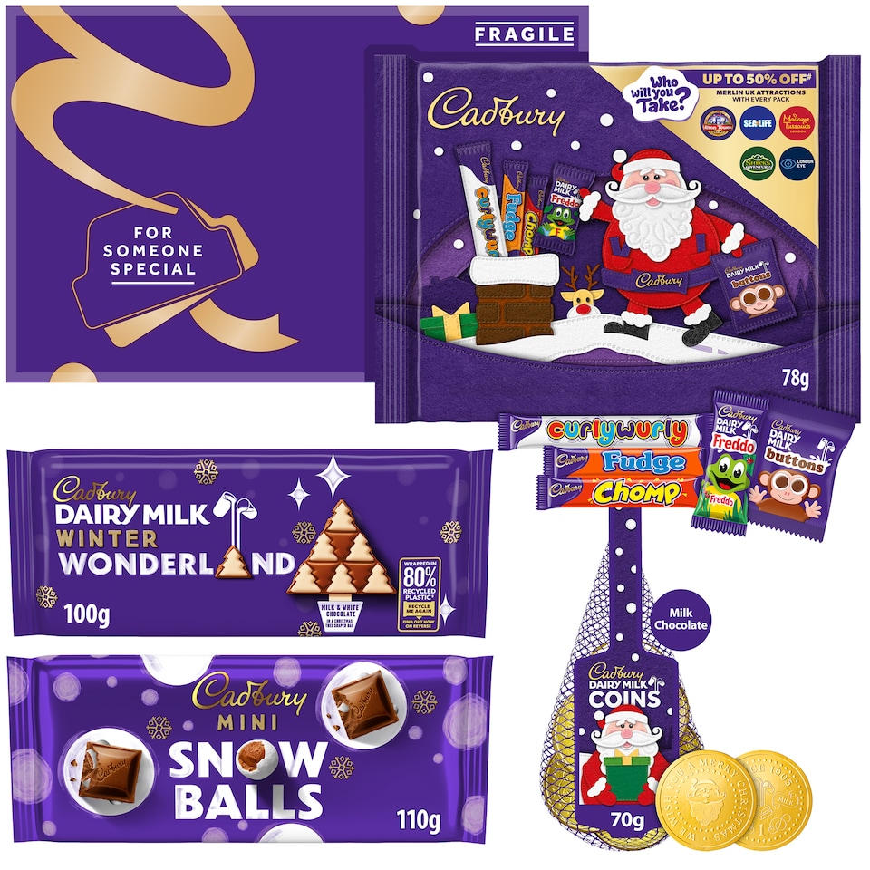 image 1 of Cadbury Christmas Letterbox Chocolate Gift