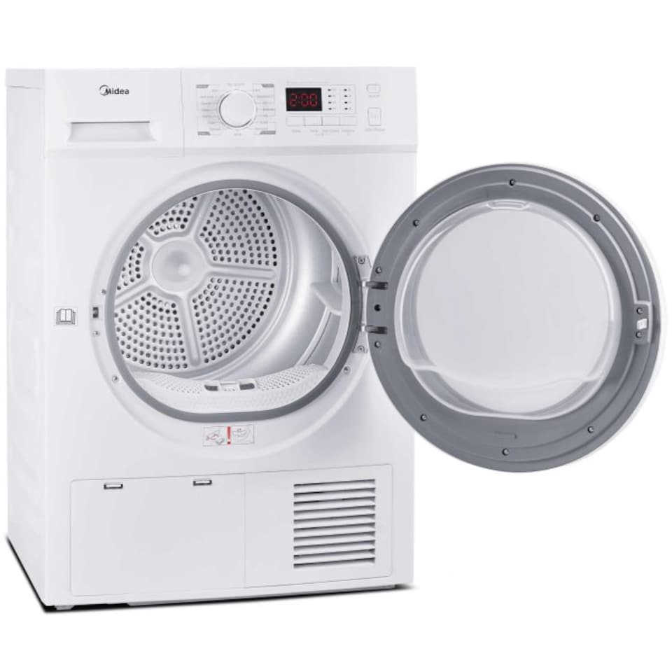 image 1 of Midea MDG09EH80 8KG Front Loading Heat Pump Dryer A Rated in White