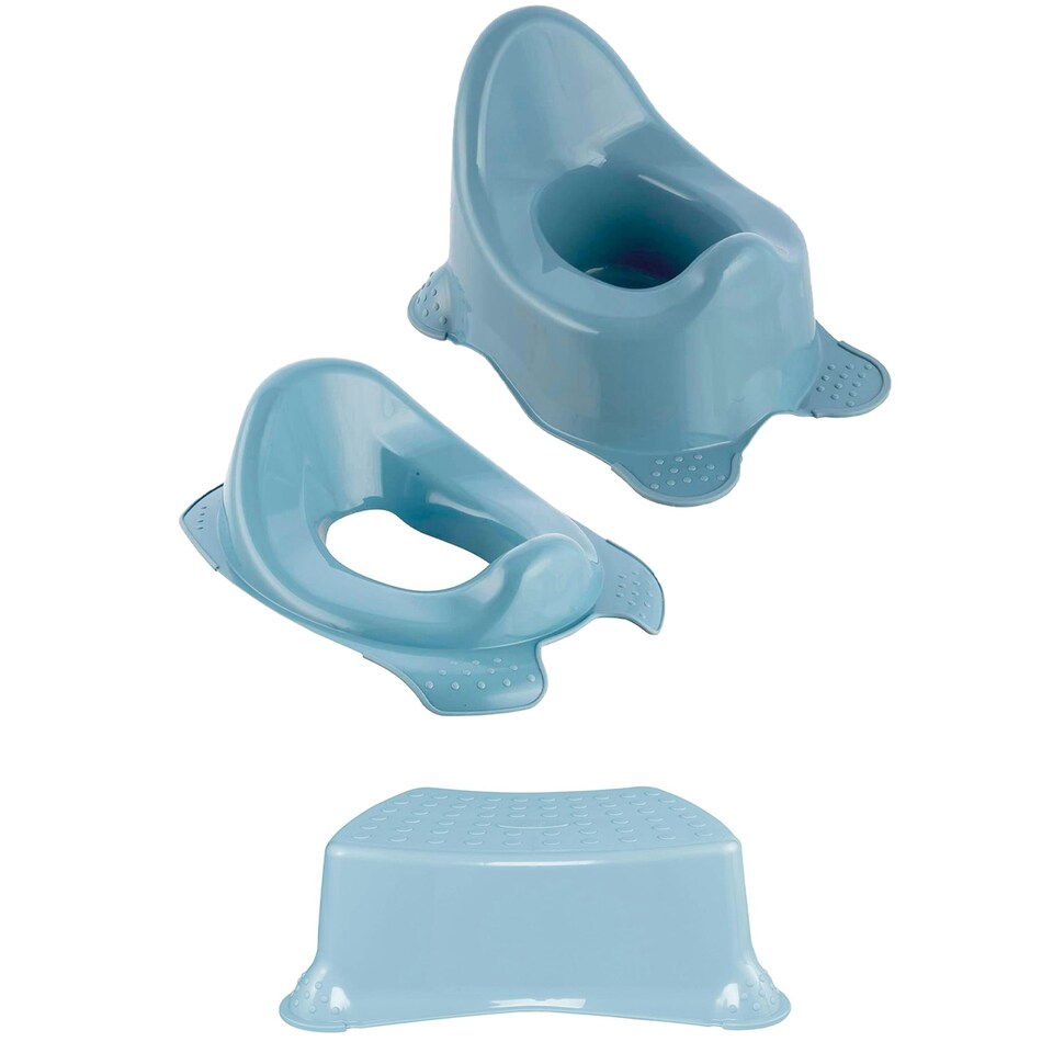 Keeeper Baby Potty & Toilet Seat & Step Stool Blue Tesco Groceries