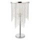 image 1 of Rain Polished Chrome Table Lamp with Glass Droplets