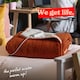 image 7 of Russell Hobbs RHHT1003OR Electric Blanket Orange Heated Throw Sherpa