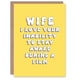 image 1 of Inability Stay Awake During Films Her Wife Funny Birthday Card