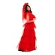 image 3 of Beetlejuice Womens/Ladies Lydia Deetz Wedding Costume Dress - Red - L L
