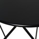 image 7 of HOMCOM Coffee Table Side Table Nordic Minimalist Style Steel Living Room Black