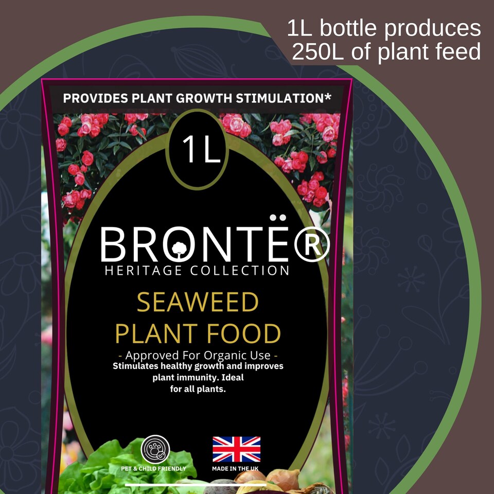 image 1 of Bronte Heritage Organic Seaweed Plant Food 1L Makes 300L Liquid Fertiliser