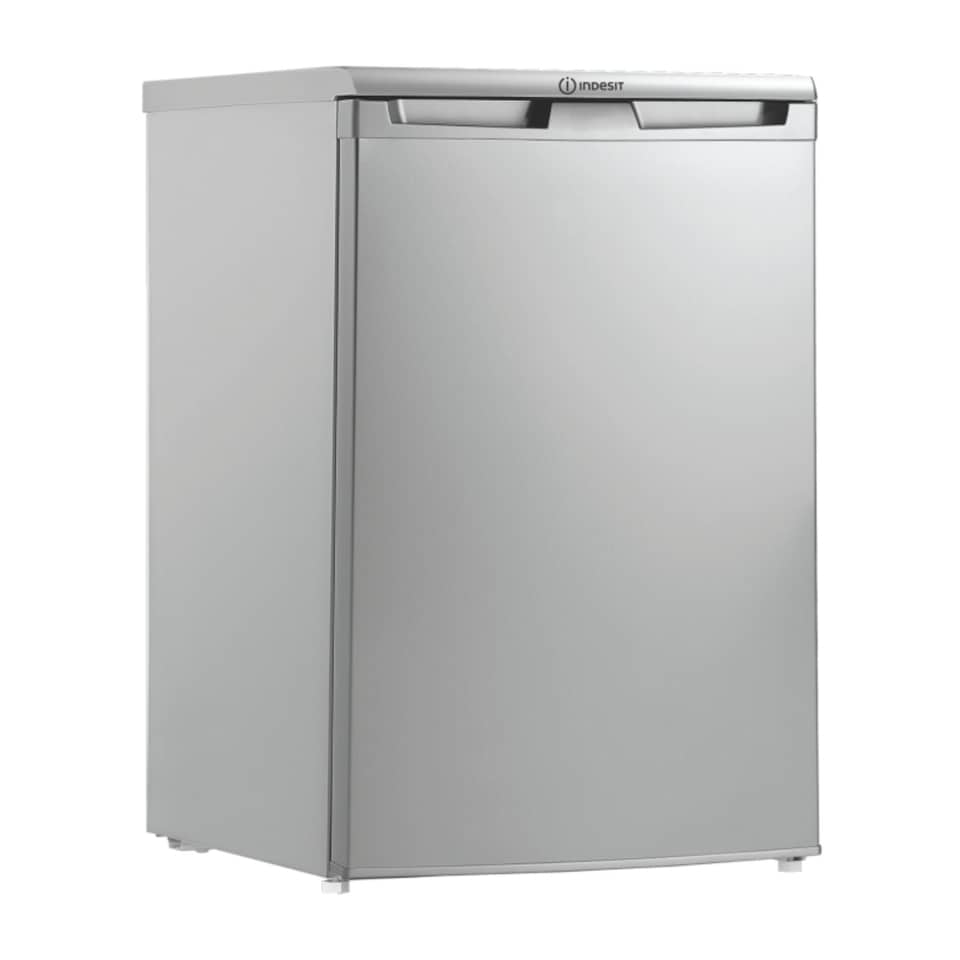 image 1 of Indesit Freestanding Under Counter Fridge, 128 Litre, 54cm, Silver - I55R1112SUK