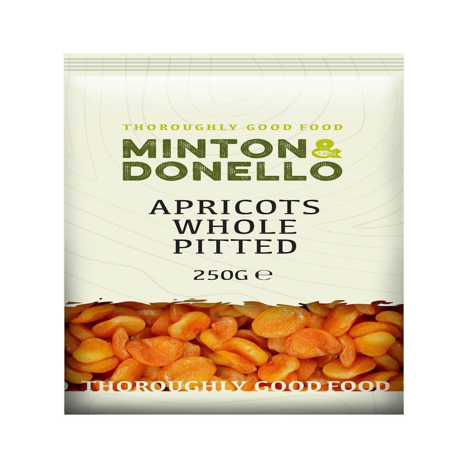 image 1 of Minton & Donello Whole Pitted Apricots 6 x 250g