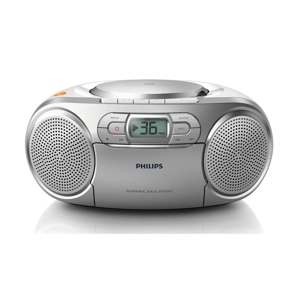 image 1 of Philips AZ127 Portable Stereo  in Silver