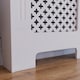 image 5 of Vida Designs Oxford Radiator Cover Painted MDF Cabinet, White, 111cm