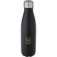 image 1 of Cove Recycled Stainless Steel 500ml Insulated Water Bottle - Solid Black - One Size