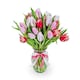 image 1 of Vase of Tulip Bouquet